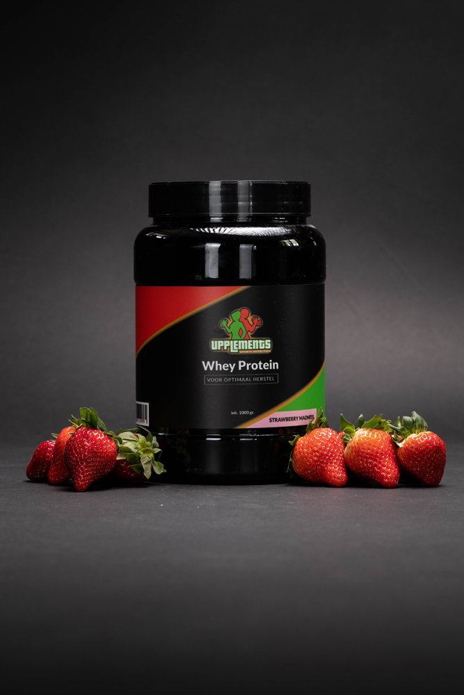 supplements whey protein strawberry